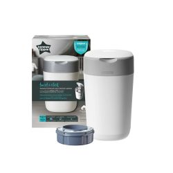  Tommee Tippee pelenkacsomagol Twist and Click fehr + 1 db utntlt